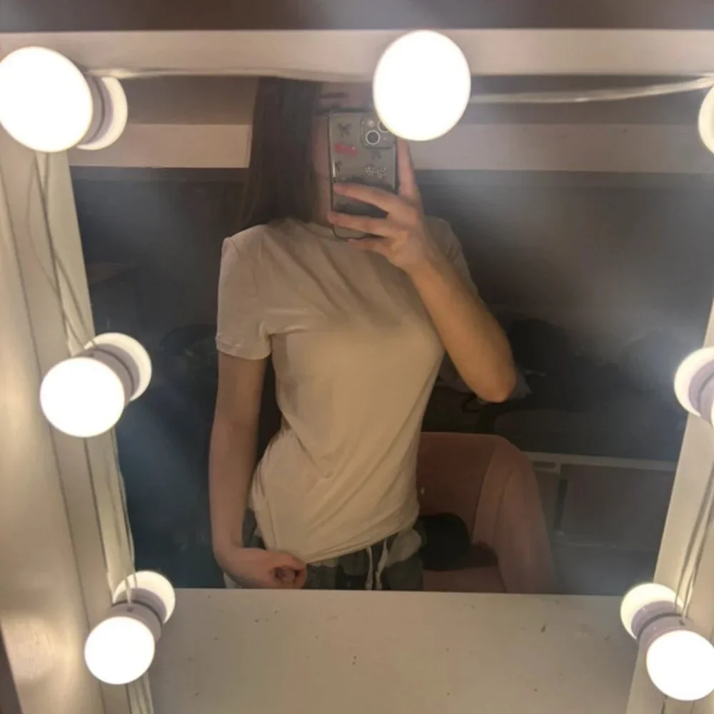 H&M basic cream top - Picture 2 of 4